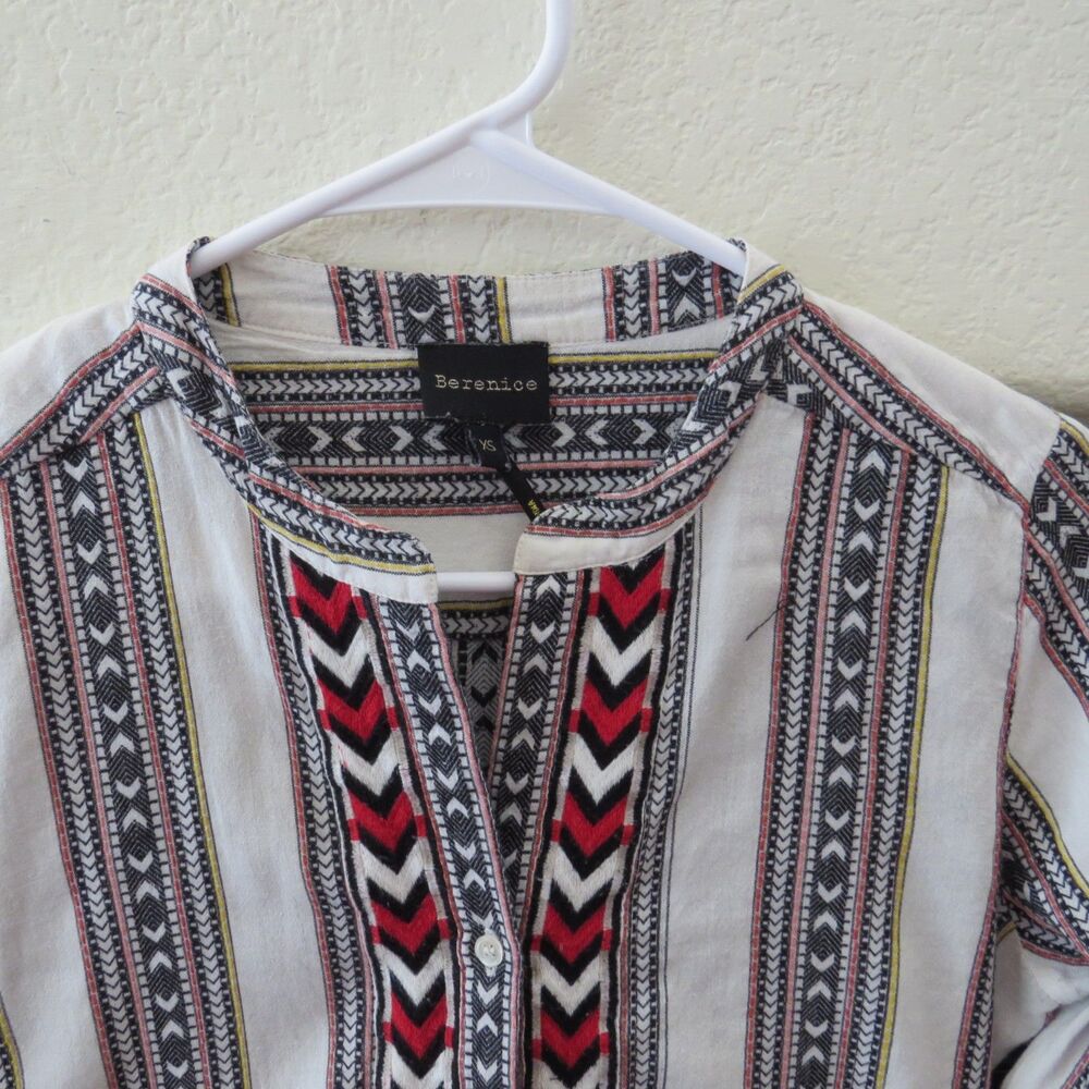 Anthropologie Berenice Embroidered Tania Romper 100% Cotton XS EUC - Picture 4 of 13